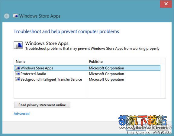 Win8应用程序下载错误解决方法