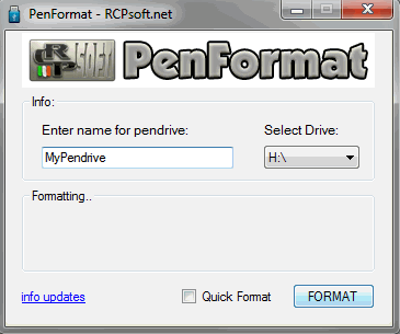 u盘专用格式化软件|PenForma